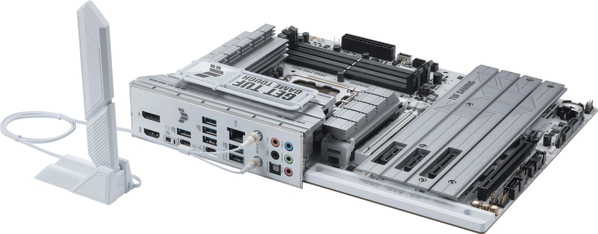 Материнская плата Asus TUF GAMING Z890-PRO WIFI Soc-1851 Intel Z890 4xDDR5 ATX AC`97 8ch(7.1) 2.5Gg RAID+HDMI+DP — миниатюра 10