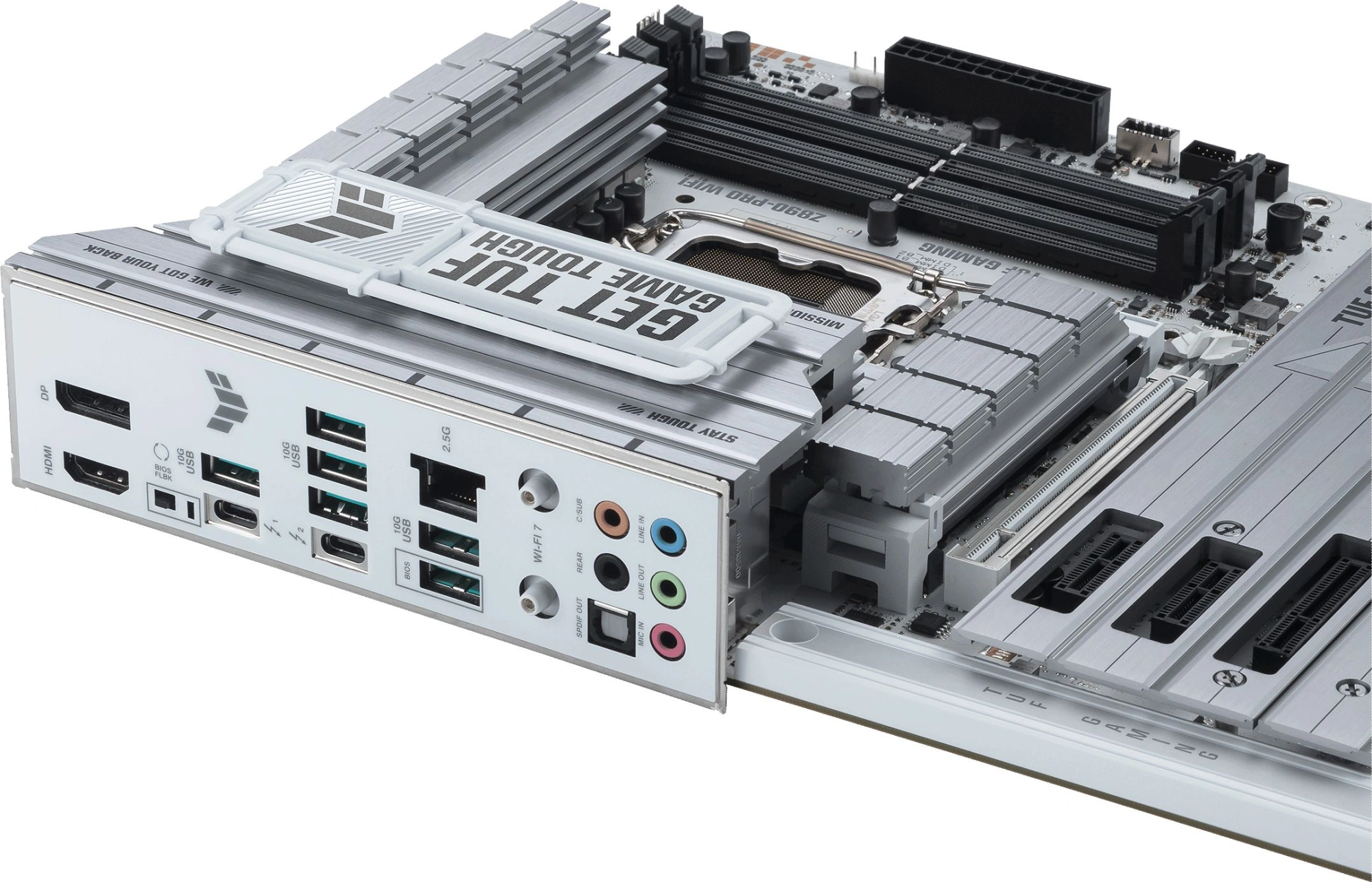 Материнская плата Asus TUF GAMING Z890-PRO WIFI Soc-1851 Intel Z890 4xDDR5 ATX AC`97 8ch(7.1) 2.5Gg RAID+HDMI+DP — миниатюра 11