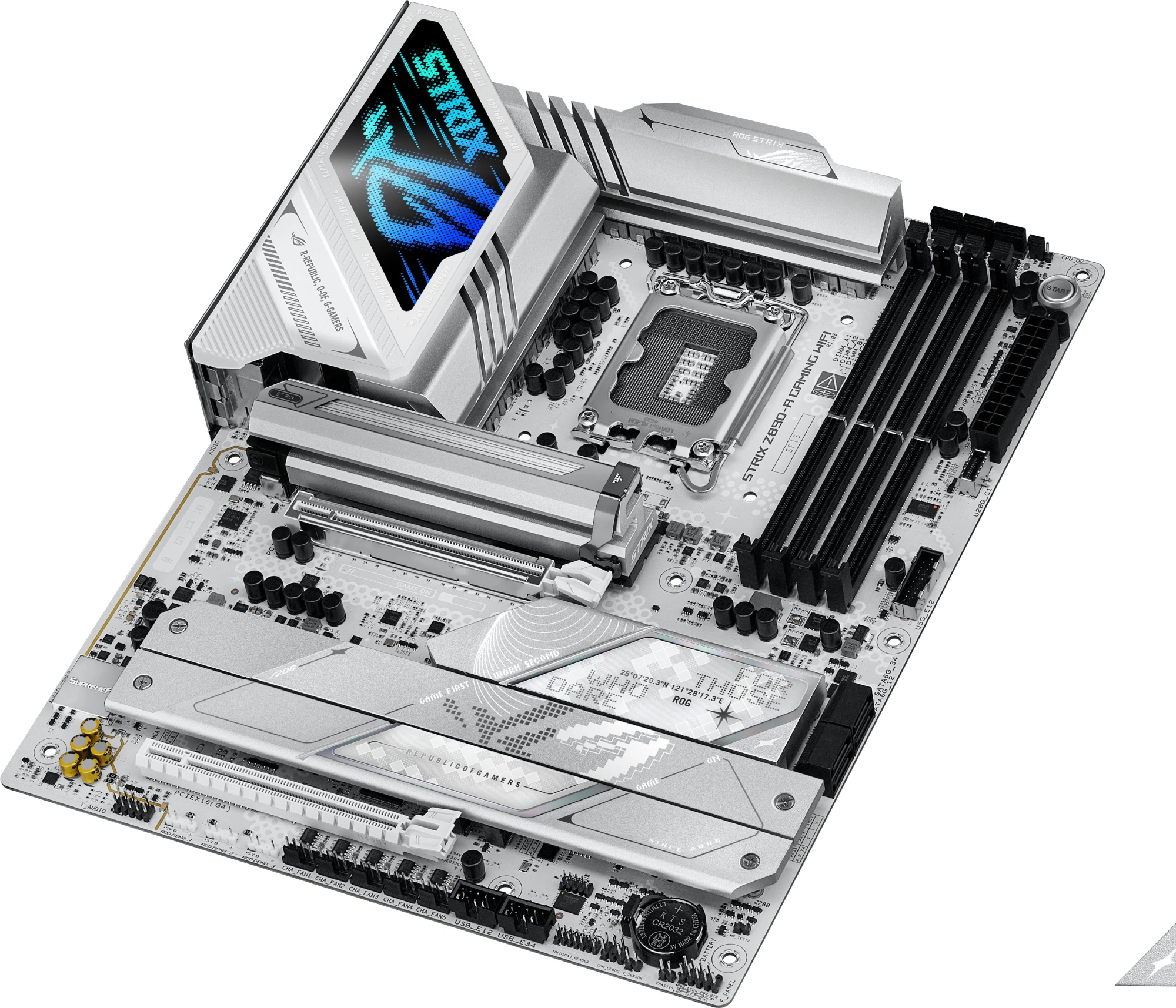 Материнская плата Asus ROG STRIX Z890-A GAMING WIFI Soc-1851 Intel Z890 4xDDR5 ATX AC`97 8ch(7.1) 2.5Gg RAID+HDMI+DP — миниатюра 4