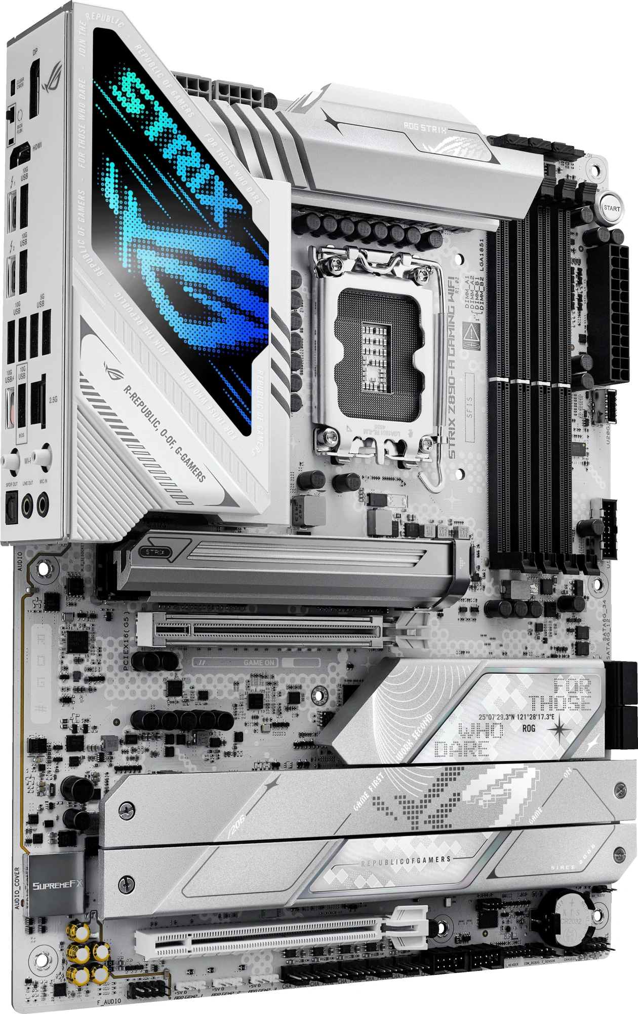 Материнская плата Asus ROG STRIX Z890-A GAMING WIFI Soc-1851 Intel Z890 4xDDR5 ATX AC`97 8ch(7.1) 2.5Gg RAID+HDMI+DP — миниатюра 6