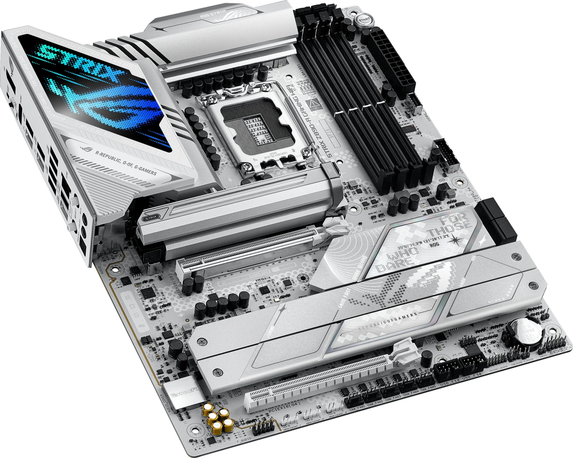 Материнская плата Asus ROG STRIX Z890-A GAMING WIFI Soc-1851 Intel Z890 4xDDR5 ATX AC`97 8ch(7.1) 2.5Gg RAID+HDMI+DP — миниатюра 7