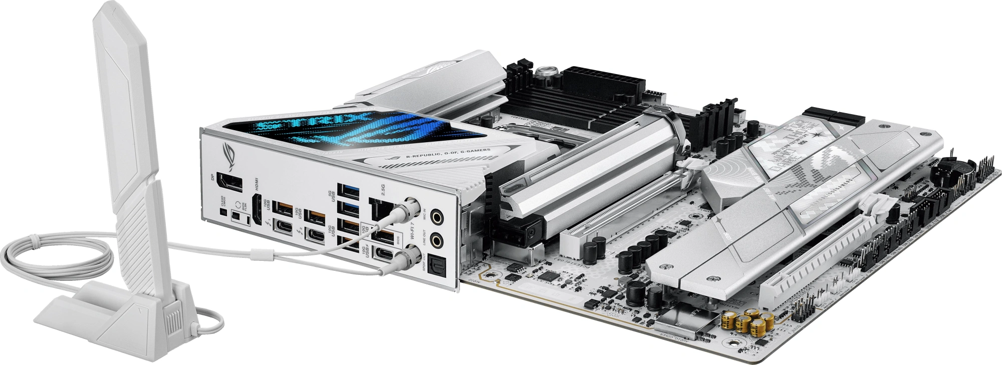 Материнская плата Asus ROG STRIX Z890-A GAMING WIFI Soc-1851 Intel Z890 4xDDR5 ATX AC`97 8ch(7.1) 2.5Gg RAID+HDMI+DP — миниатюра 10