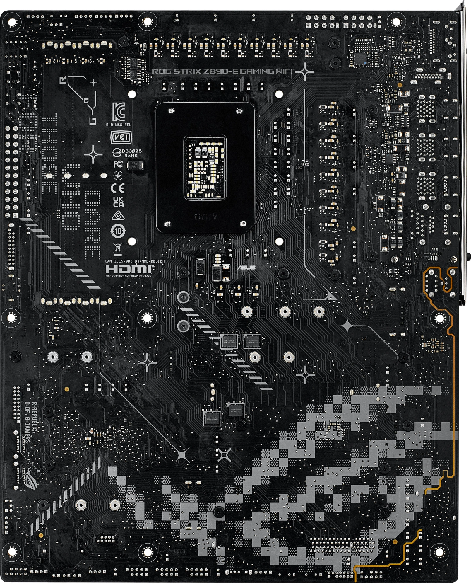 Материнская плата Asus ROG STRIX Z890-E GAMING WIFI Soc-1851 Intel Z890 4xDDR5 ATX AC`97 8ch(7.1) 5Gigabit RAID+HDMI+DP — миниатюра 8