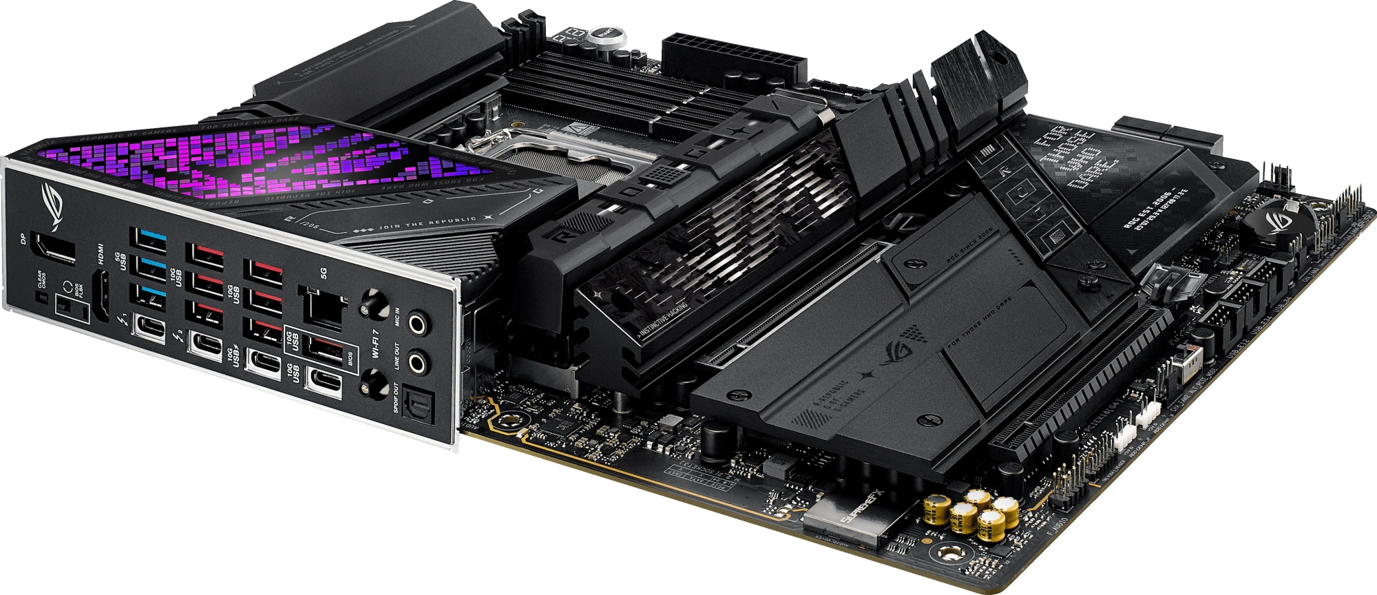 Материнская плата Asus ROG STRIX Z890-E GAMING WIFI Soc-1851 Intel Z890 4xDDR5 ATX AC`97 8ch(7.1) 5Gigabit RAID+HDMI+DP — миниатюра 10