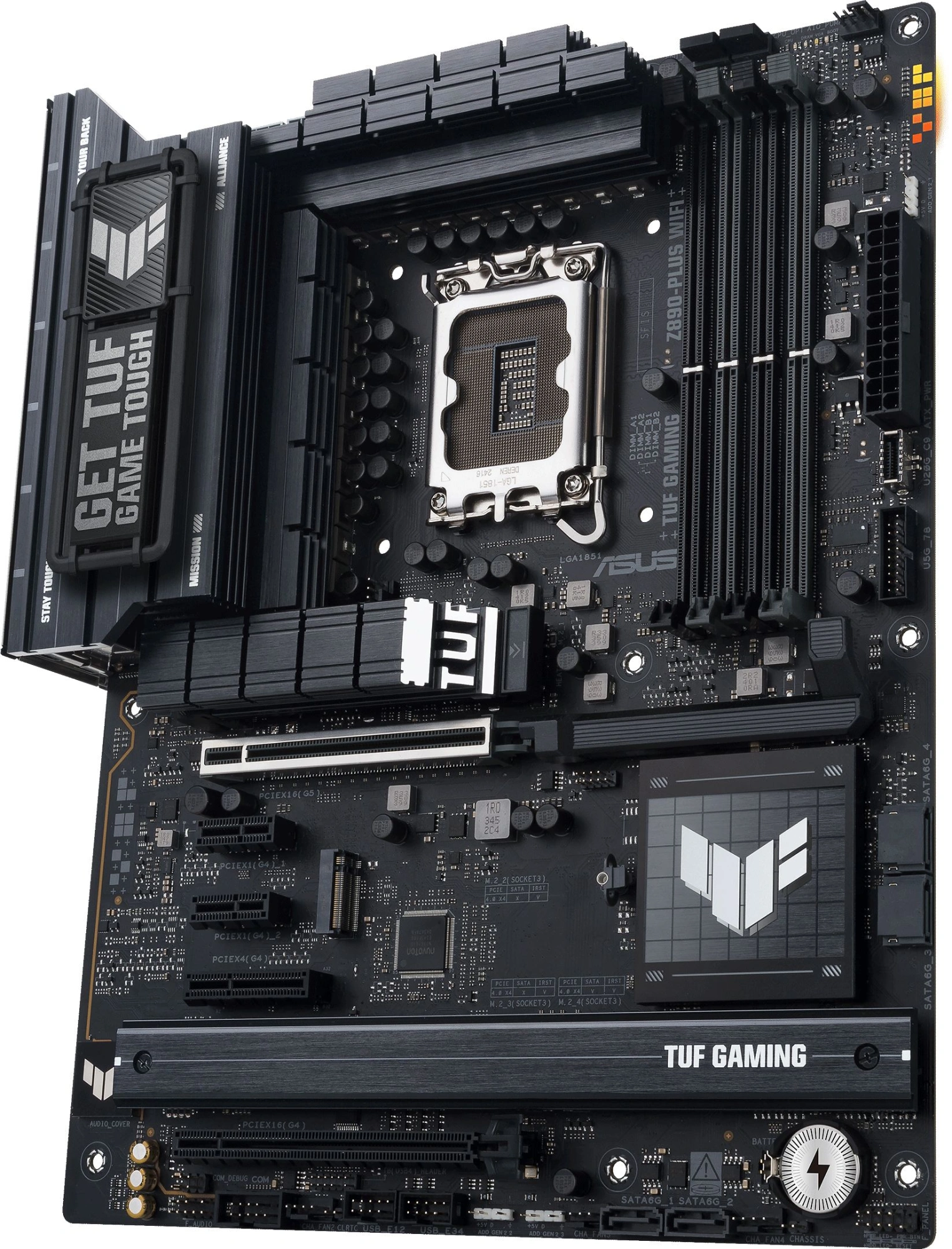 Материнская плата Asus TUF GAMING Z890-PLUS WIFI Soc-1851 Intel Z890 4xDDR5 ATX AC`97 8ch(7.1) 2.5Gg RAID+HDMI+DP — миниатюра 6