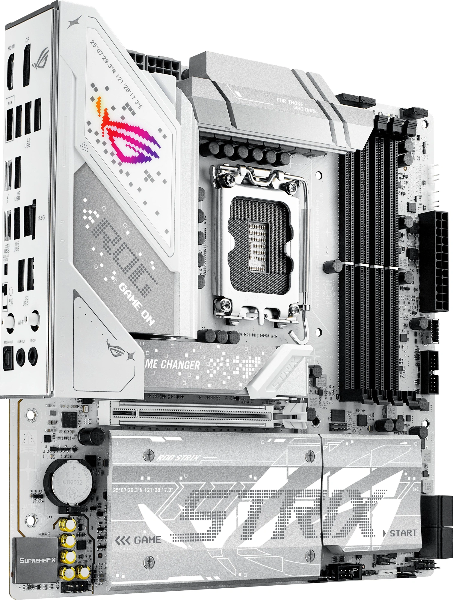 Материнская плата Asus ROG STRIX B860-G GAMING WIFI Soc-1851 Intel B860 4xDDR5 mATX AC`97 8ch(7.1) 2.5Gg RAID+HDMI+DP — миниатюра 2
