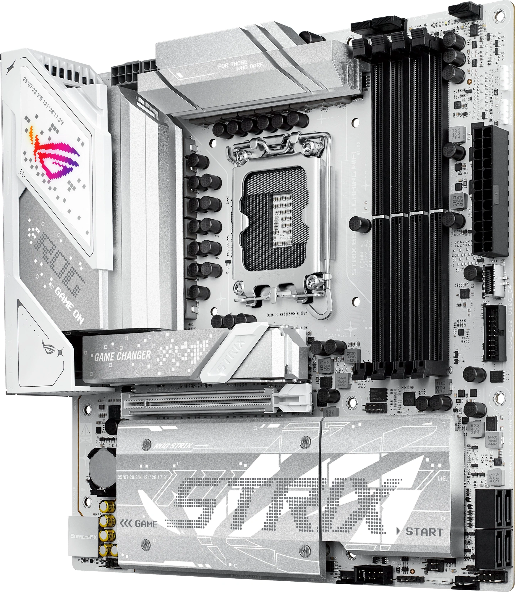 Материнская плата Asus ROG STRIX B860-G GAMING WIFI Soc-1851 Intel B860 4xDDR5 mATX AC`97 8ch(7.1) 2.5Gg RAID+HDMI+DP — миниатюра 3