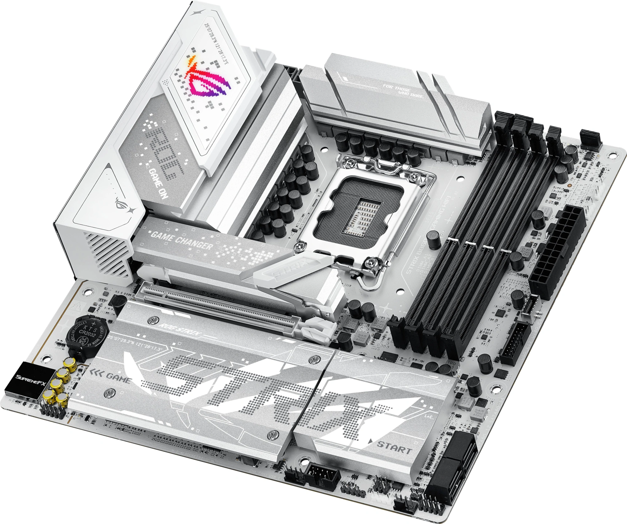 Материнская плата Asus ROG STRIX B860-G GAMING WIFI Soc-1851 Intel B860 4xDDR5 mATX AC`97 8ch(7.1) 2.5Gg RAID+HDMI+DP — миниатюра 5