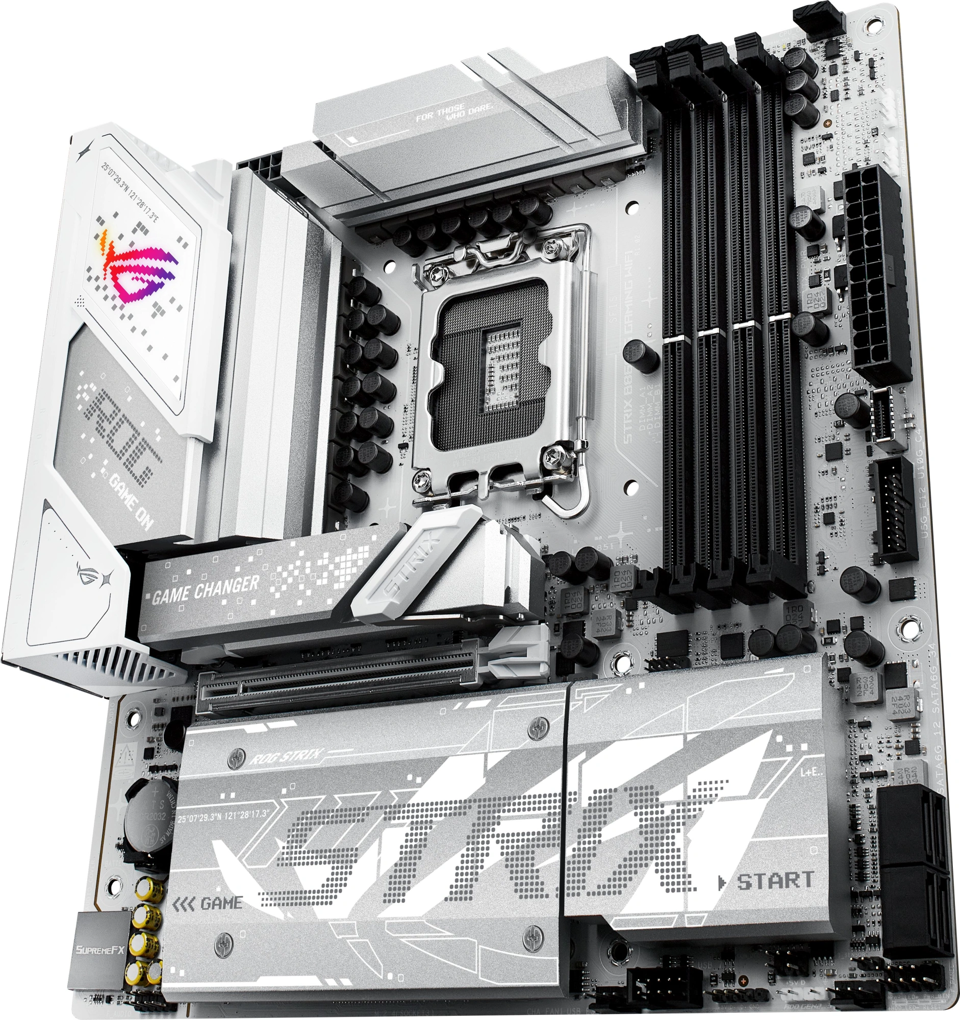 Материнская плата Asus ROG STRIX B860-G GAMING WIFI Soc-1851 Intel B860 4xDDR5 mATX AC`97 8ch(7.1) 2.5Gg RAID+HDMI+DP — миниатюра 6