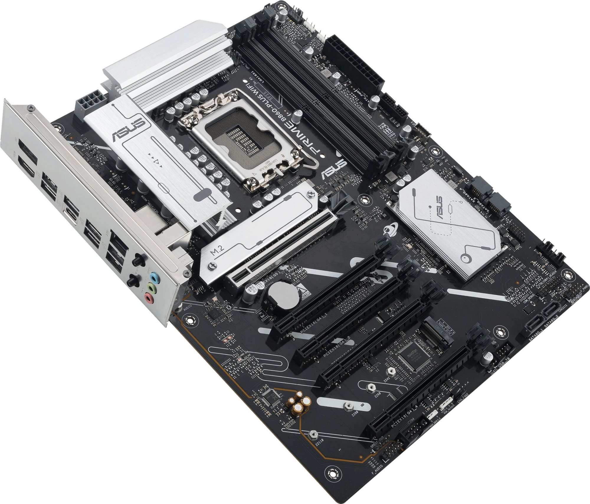Материнская плата Asus PRIME B860-PLUS WIFI Soc-1851 Intel B860 4xDDR5 ATX AC`97 8ch(7.1) 2.5Gg RAID+HDMI+DP — миниатюра 8