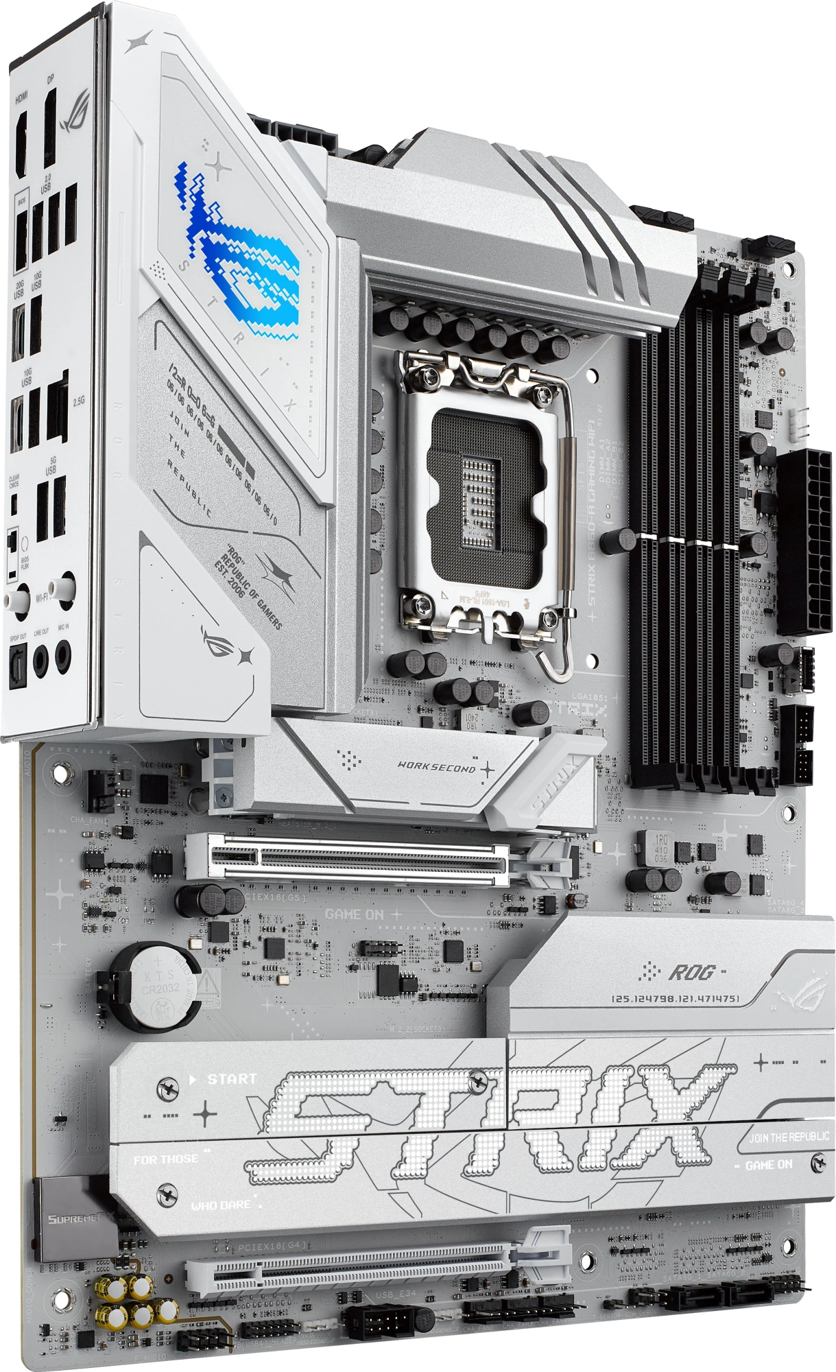 Материнская плата Asus ROG STRIX B860-A GAMING WIFI Soc-1851 Intel B860 4xDDR5 ATX AC`97 8ch(7.1) 2.5Gg RAID+HDMI+DP — миниатюра 4