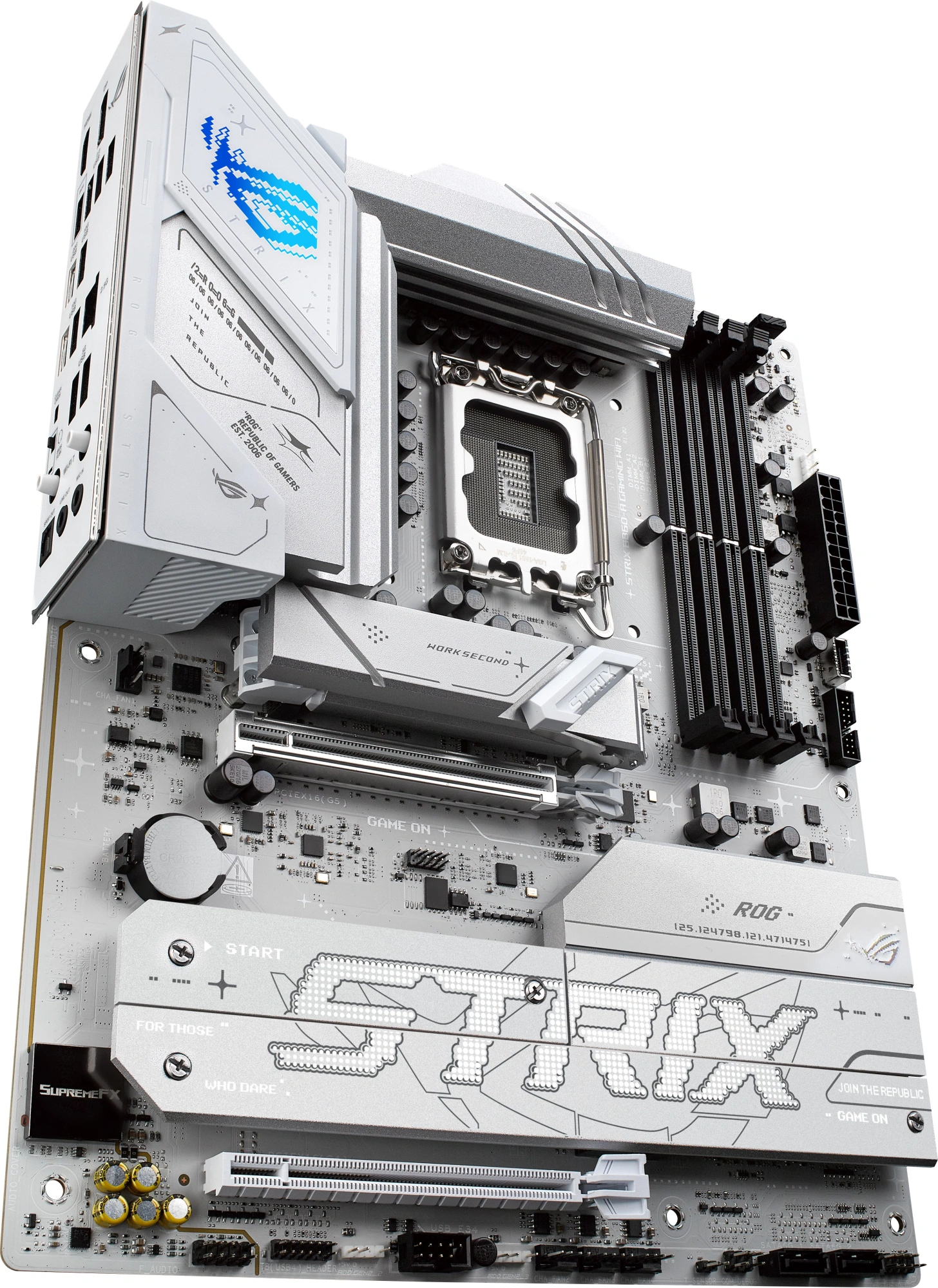 Материнская плата Asus ROG STRIX B860-A GAMING WIFI Soc-1851 Intel B860 4xDDR5 ATX AC`97 8ch(7.1) 2.5Gg RAID+HDMI+DP — миниатюра 6