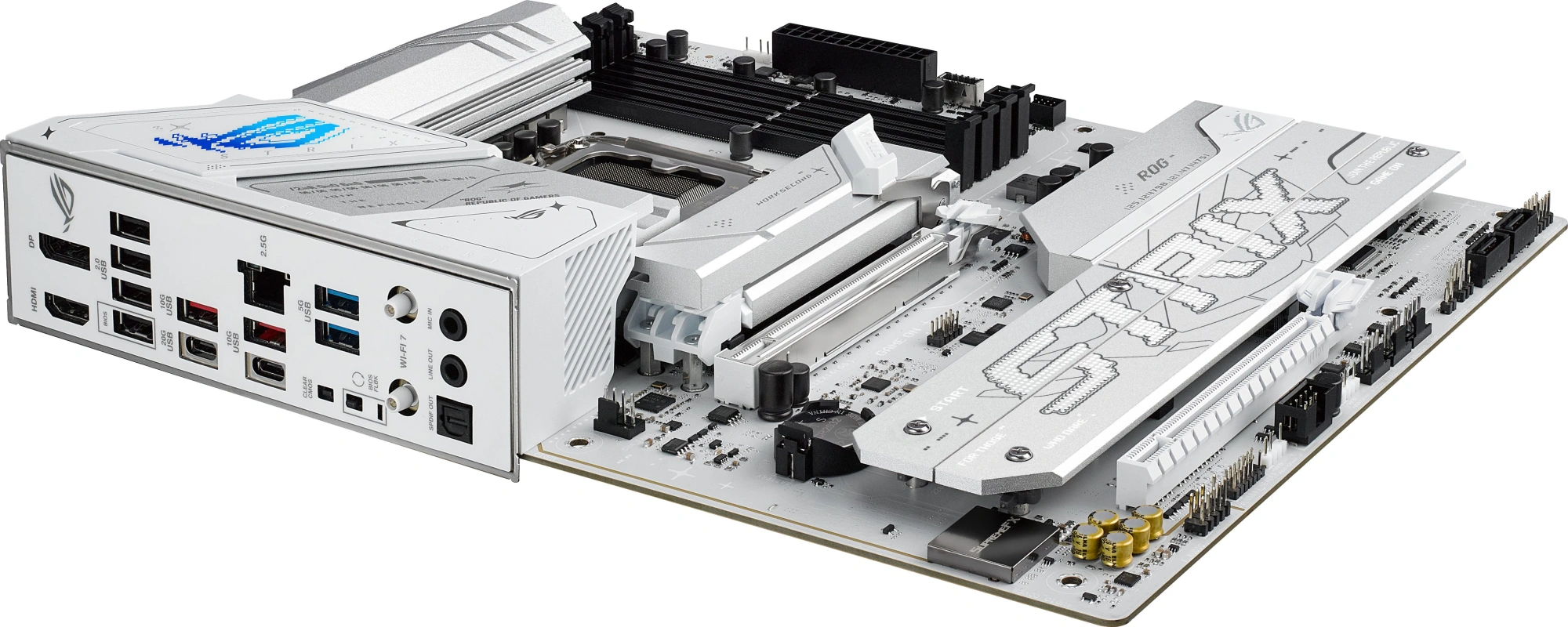 Материнская плата Asus ROG STRIX B860-A GAMING WIFI Soc-1851 Intel B860 4xDDR5 ATX AC`97 8ch(7.1) 2.5Gg RAID+HDMI+DP — миниатюра 7