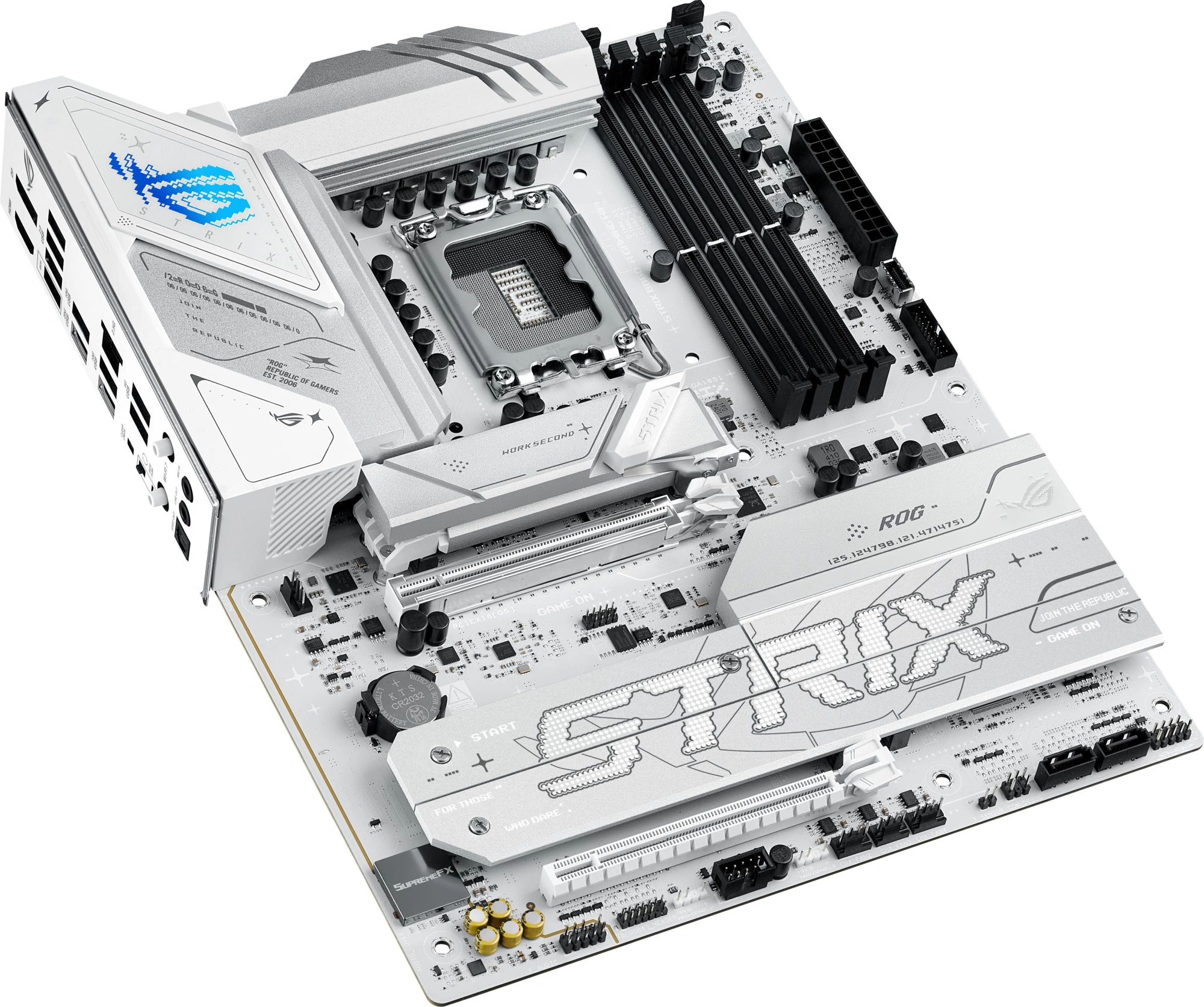 Материнская плата Asus ROG STRIX B860-A GAMING WIFI Soc-1851 Intel B860 4xDDR5 ATX AC`97 8ch(7.1) 2.5Gg RAID+HDMI+DP — миниатюра 8