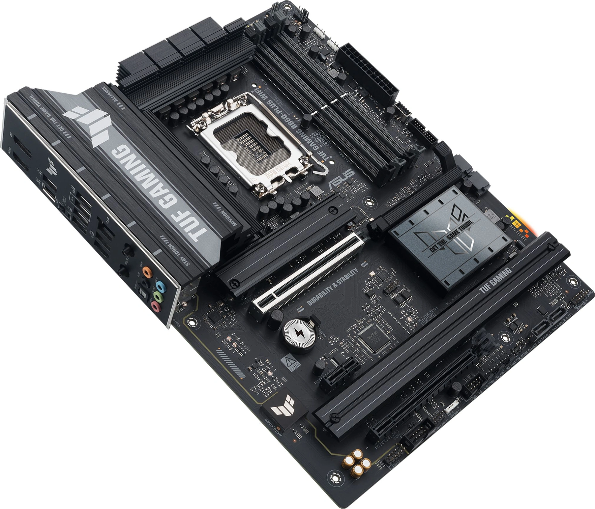 Материнская плата Asus TUF GAMING B860-PLUS WIFI Soc-1851 Intel B860 4xDDR5 ATX AC`97 8ch(7.1) 2.5Gg RAID+HDMI+DP — миниатюра 5