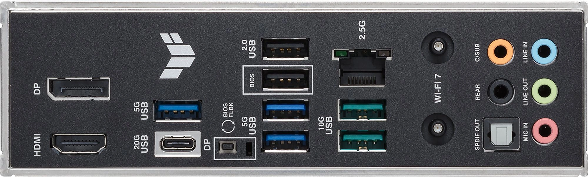 Материнская плата Asus TUF GAMING B860-PLUS WIFI Soc-1851 Intel B860 4xDDR5 ATX AC`97 8ch(7.1) 2.5Gg RAID+HDMI+DP — миниатюра 6