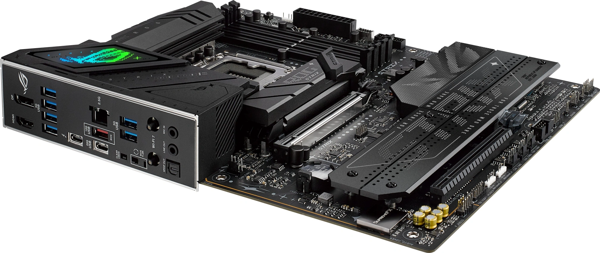Материнская плата Asus ROG STRIX B860-F GAMING WIFI Soc-1851 Intel B860 4xDDR5 ATX AC`97 8ch(7.1) 2.5Gg RAID+HDMI — миниатюра 9