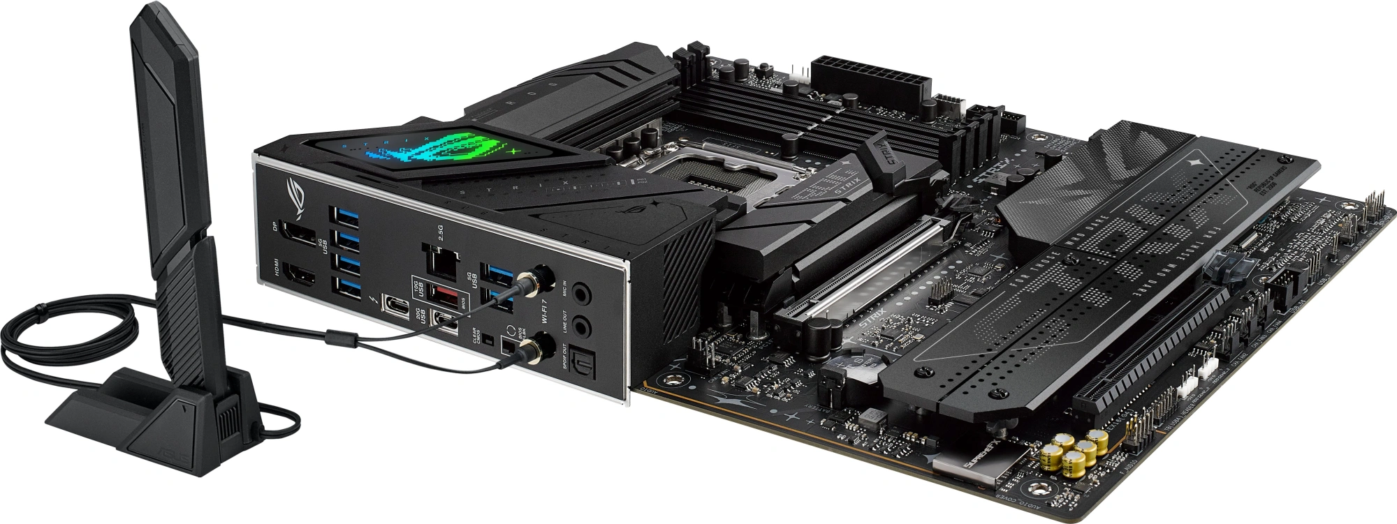 Материнская плата Asus ROG STRIX B860-F GAMING WIFI Soc-1851 Intel B860 4xDDR5 ATX AC`97 8ch(7.1) 2.5Gg RAID+HDMI — миниатюра 12