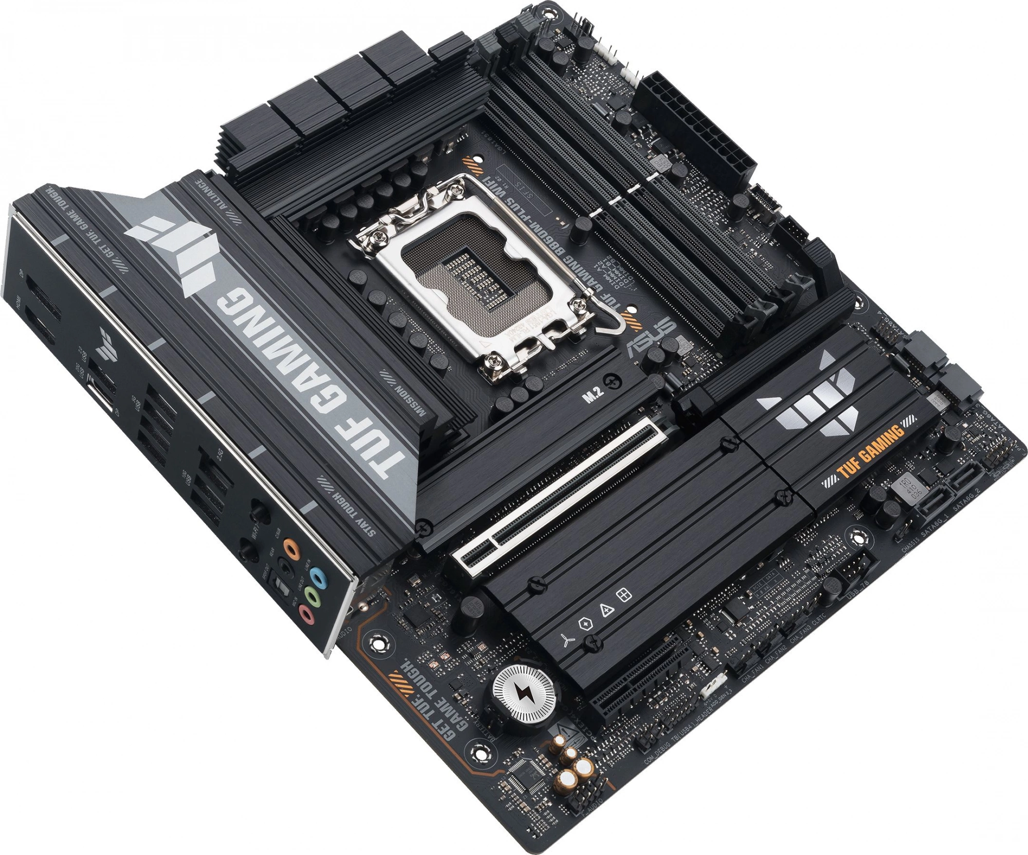 Материнская плата Asus TUF GAMING B860M-PLUS WIFI Soc-1851 Intel B860 4xDDR5 mATX AC`97 8ch(7.1) 2.5Gg RAID+HDMI+DP — миниатюра 5