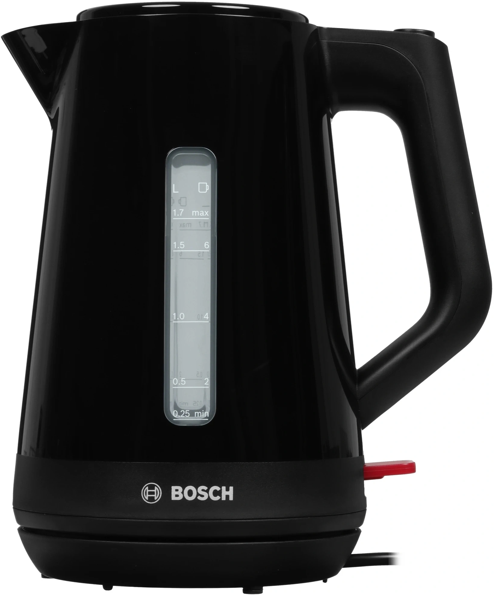 Чайник электрический Bosch TWK1M123 1.7л. 2400Вт черный корпус: пластик — фото 1