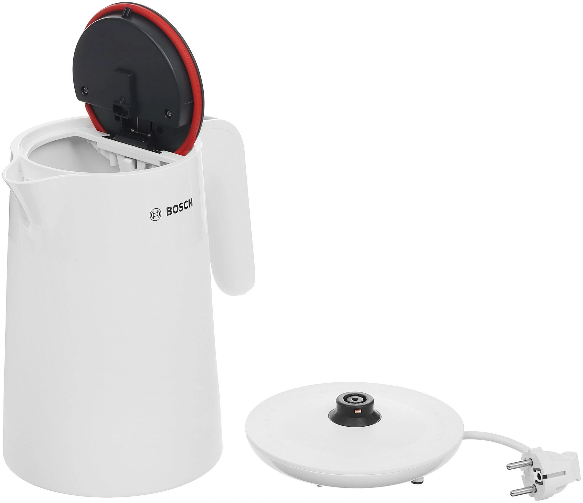 Чайник электрический Bosch TWK2M161 1.7л. 2400Вт белый корпус: пластик — миниатюра 2