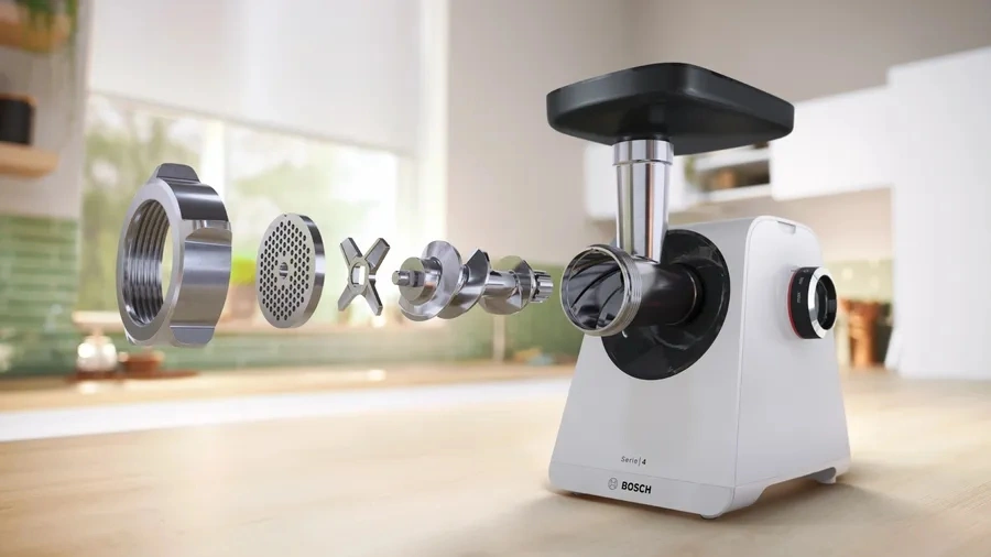 Мясорубка Bosch MFWS420W 1900Вт белый — миниатюра 10