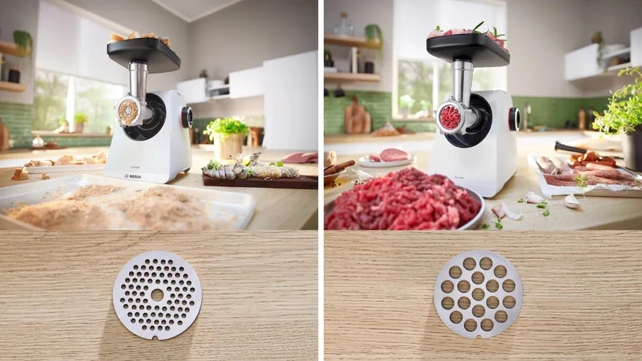 Мясорубка Bosch MFWS420W 1900Вт белый — миниатюра 13