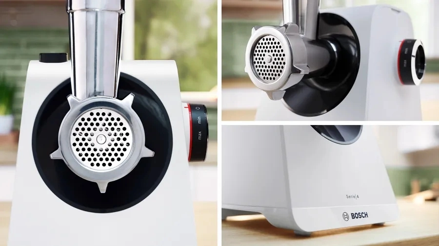 Мясорубка Bosch MFWS420W 1900Вт белый — миниатюра 18