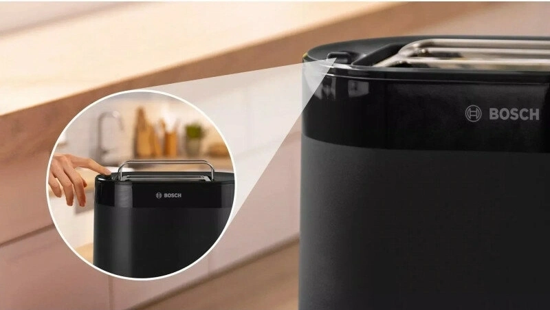 Тостер Bosch TAT2M123 950Вт черный — миниатюра 7