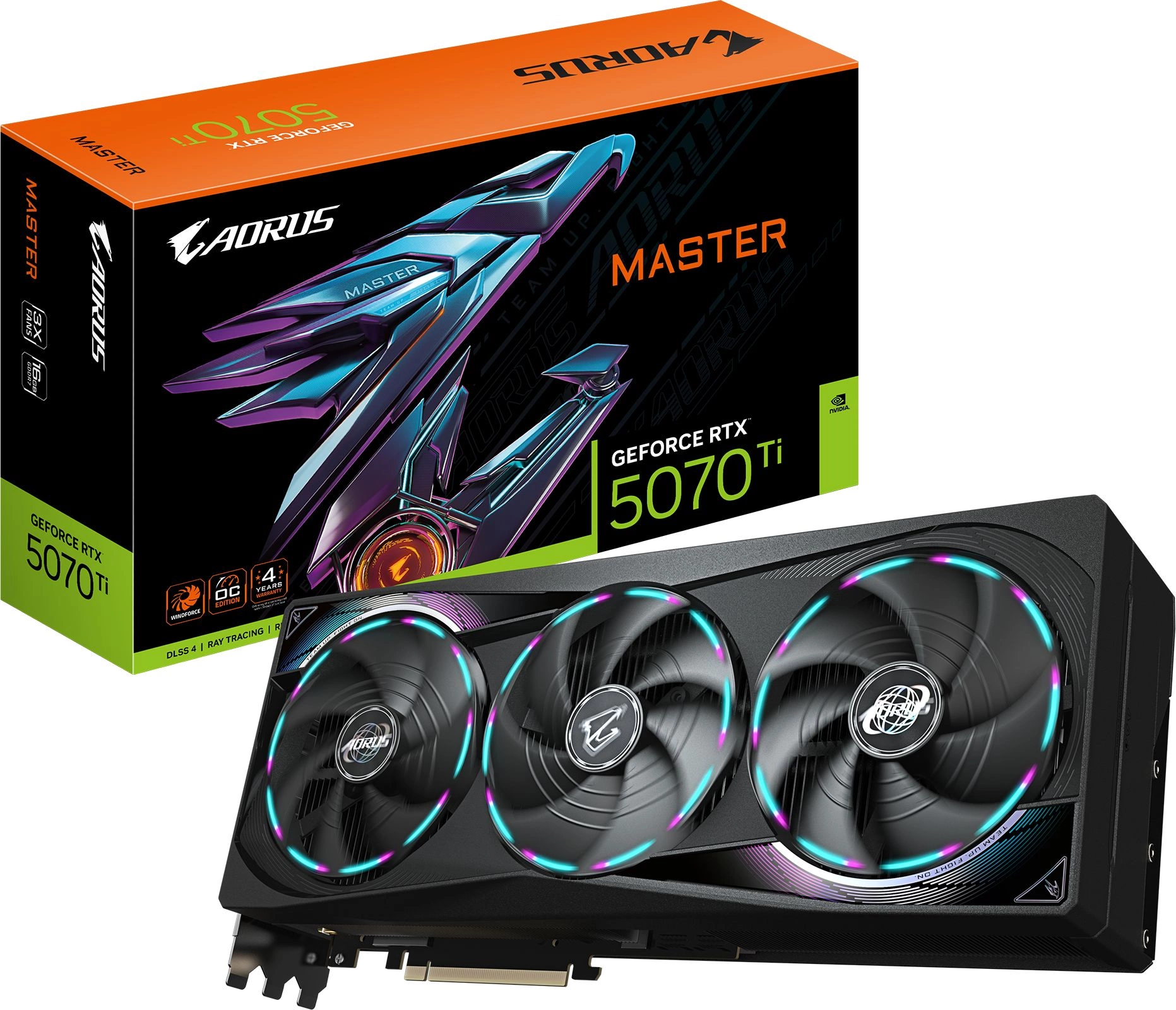 Видеокарта Gigabyte PCI-E 5.0 GV-N507TAORUS M-16GD 1.0 NVIDIA GeForce RTX 5070TI 16Gb 256bit GDDR7 2670/28000 HDMIx1 DPx3 HDCP Ret — миниатюра 10
