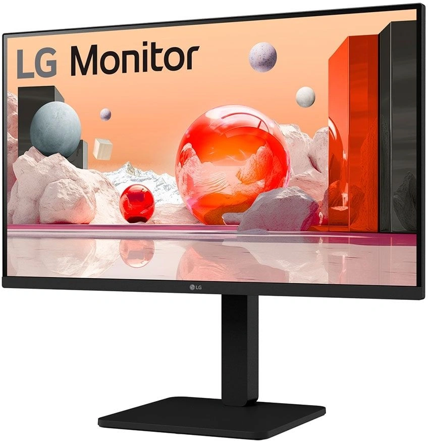 Монитор LG 27" 27BA45QB-B черный IPS LED 16:9 HDMI M/M матовая HAS Piv 1000:1 350cd 178гр/178гр 2560x1440 75Hz DP 2K 8.1кг — миниатюра 2
