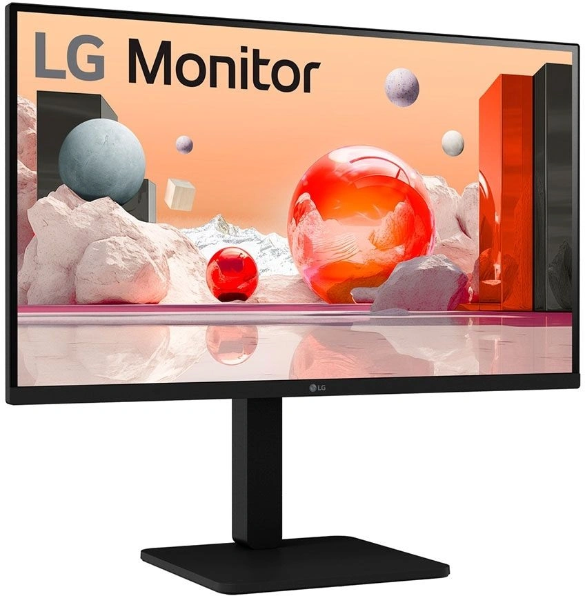 Монитор LG 27" 27BA45QB-B черный IPS LED 16:9 HDMI M/M матовая HAS Piv 1000:1 350cd 178гр/178гр 2560x1440 75Hz DP 2K 8.1кг — миниатюра 3