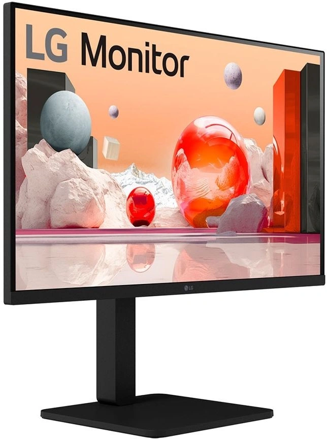 Монитор LG 27" 27BA45QB-B черный IPS LED 16:9 HDMI M/M матовая HAS Piv 1000:1 350cd 178гр/178гр 2560x1440 75Hz DP 2K 8.1кг — миниатюра 4