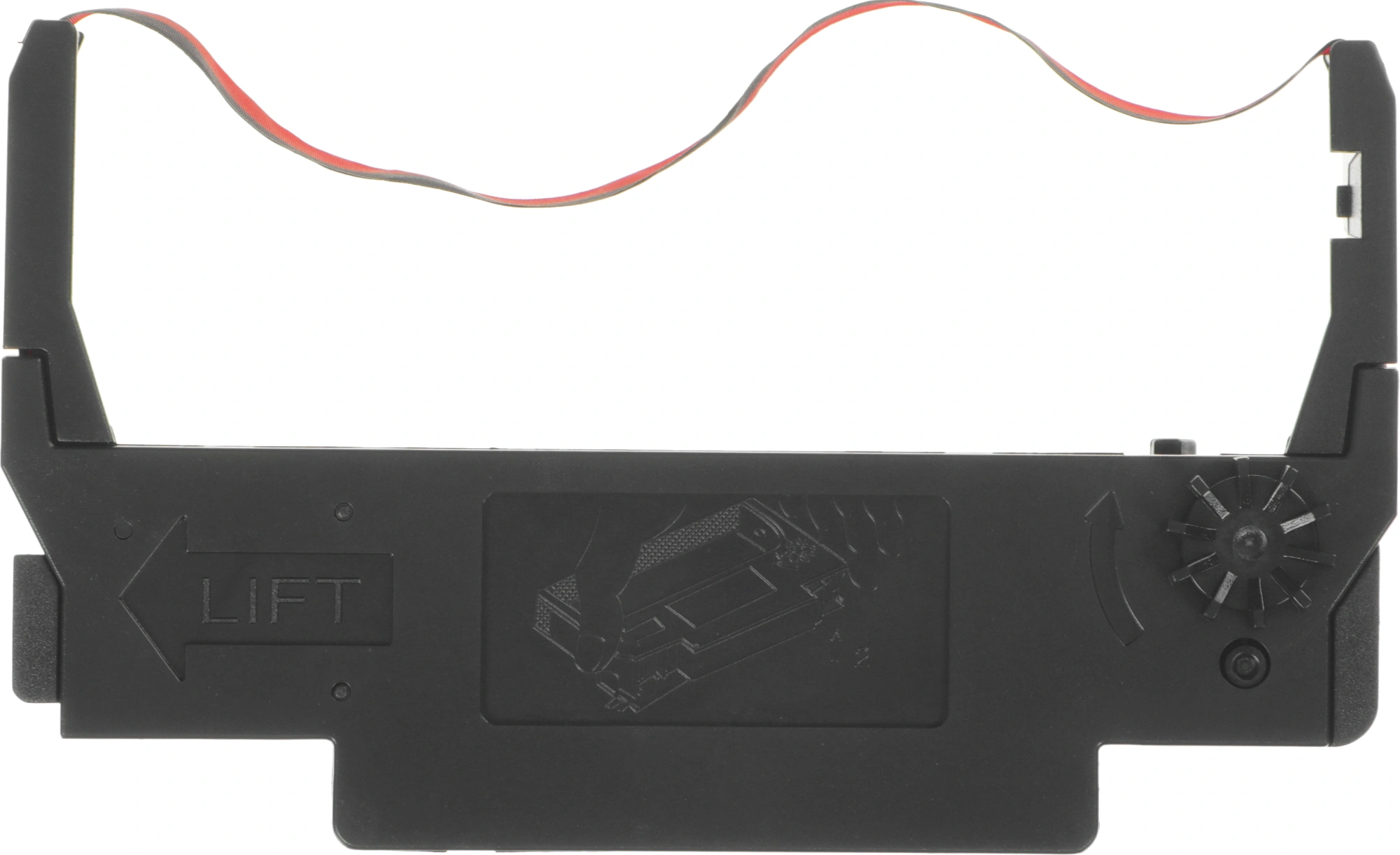 Картридж матричный Cactus CS-ERC38B/R черный/красный для Epson ERC 30/34/38, UT2000/4000 — миниатюра 4