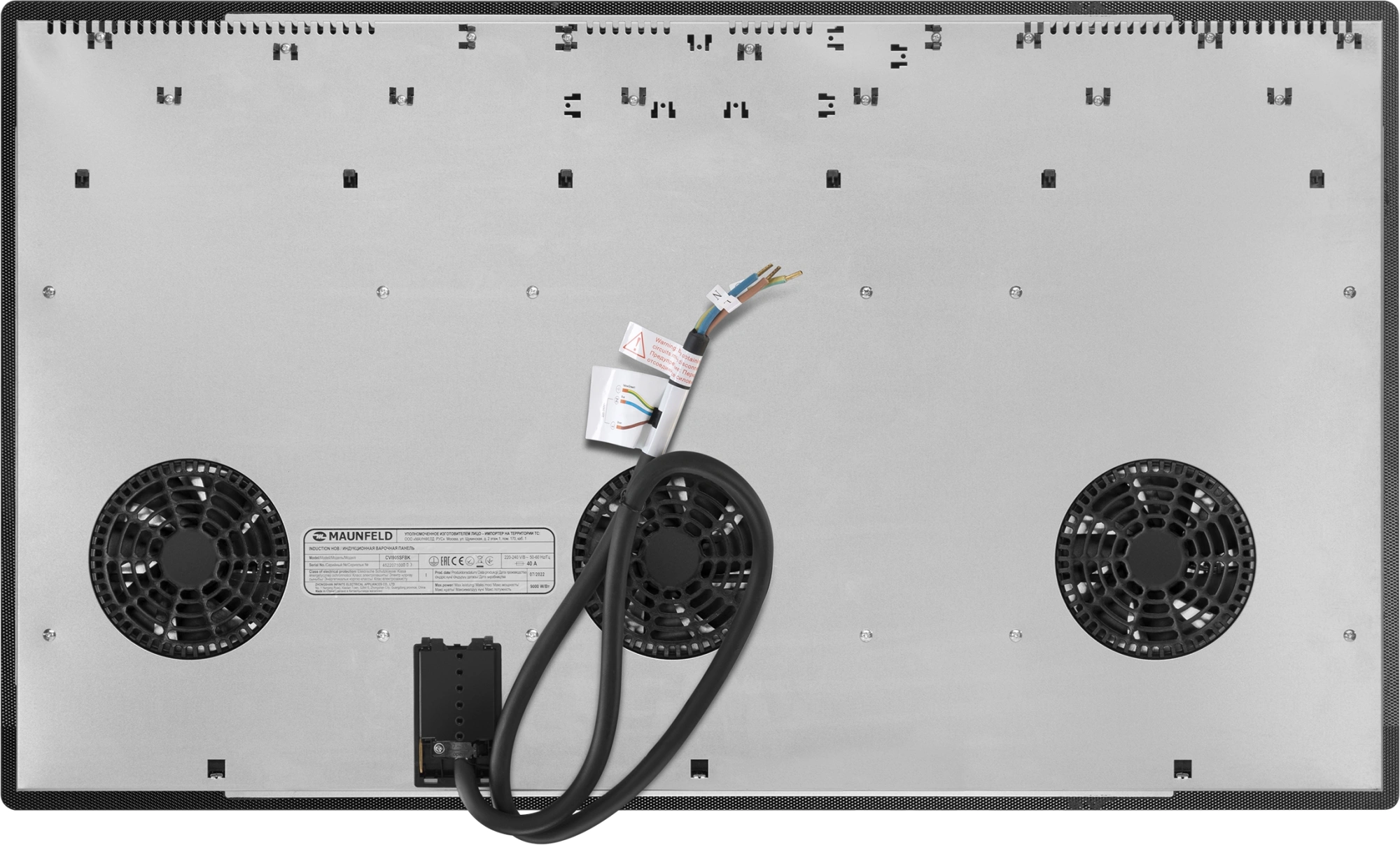 Индукционная варочная поверхность Maunfeld CVI905SFBK черный — миниатюра 7