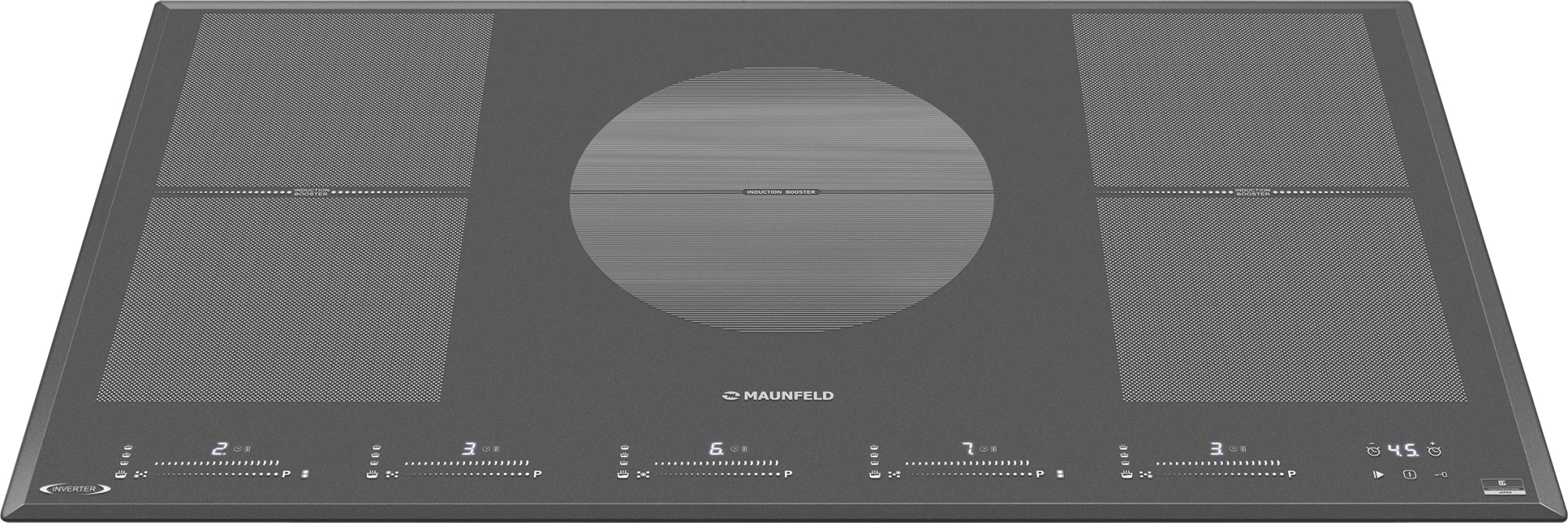 Индукционная варочная поверхность Maunfeld CVI905SFDGR графитовый — миниатюра 2
