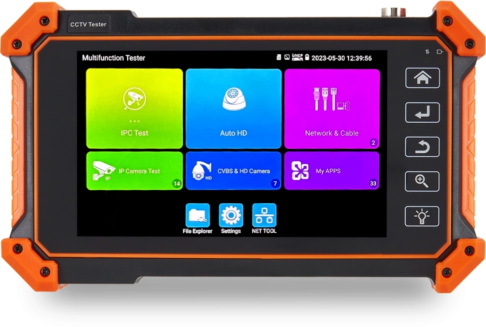 Тестер Lanmaster LAN-TST-CCTV-500-IP оранжевый/черный — миниатюра 3