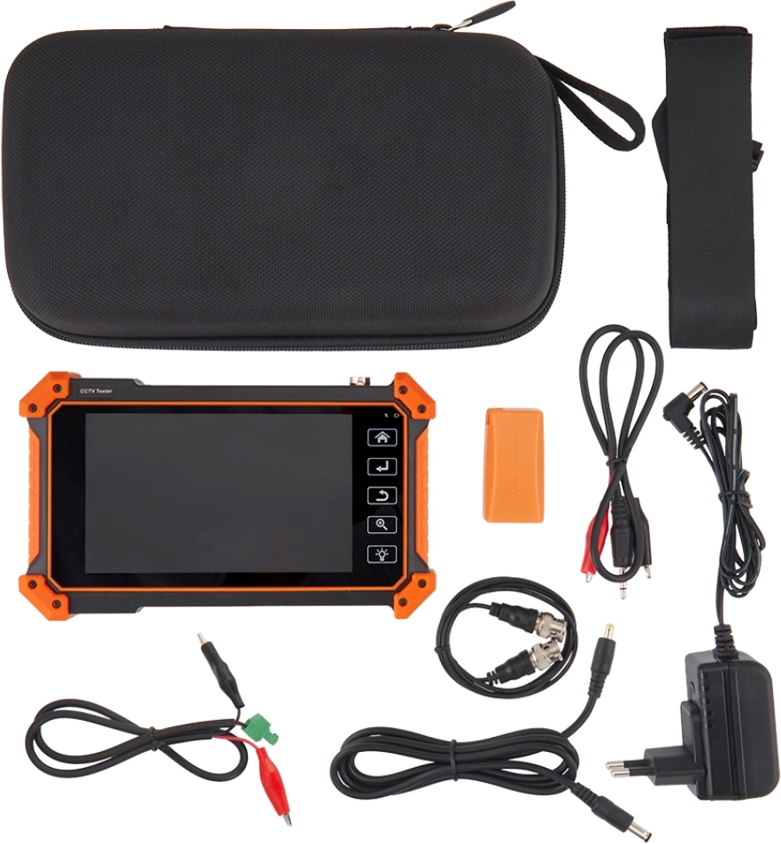 Тестер Lanmaster LAN-TST-CCTV-500-IP оранжевый/черный — фото 1