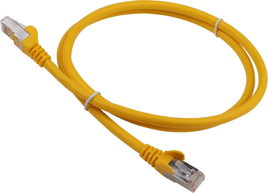 LAN-PC45/S6A-3.0-YL Шнур коммутационный Lanmaster кат. 6A экр. FTP RJ45/RJ45 3м LSZH AWG26 жёлтый