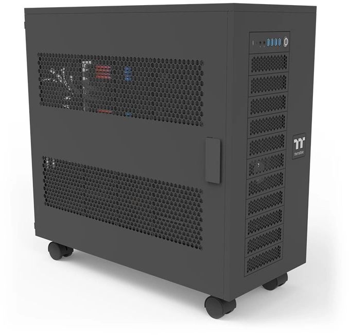 Корпус Thermaltake AX700 черный без БП XL-ATX 18x120mm 18x140mm 2x200mm 4xUSB3.0 audio bott PSU — миниатюра 5