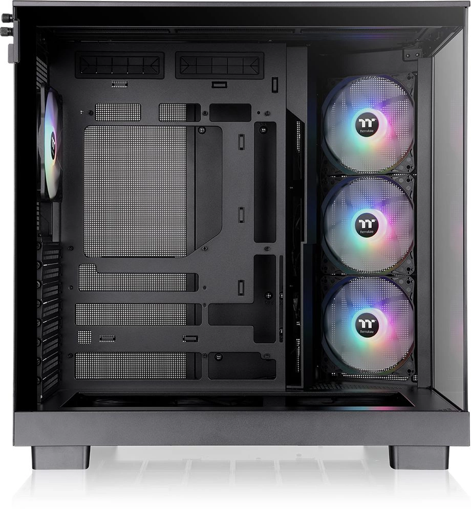 Корпус Thermaltake View 380 XL TG черный без БП ATX 5x120mm 2x140mm 2xUSB3.0 audio bott PSU — миниатюра 7