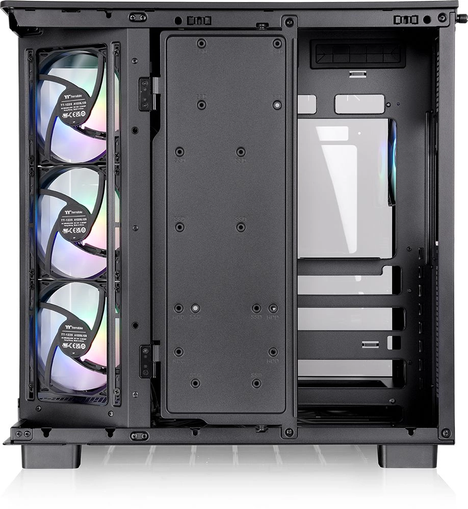 Корпус Thermaltake View 380 XL TG черный без БП ATX 5x120mm 2x140mm 2xUSB3.0 audio bott PSU — миниатюра 11