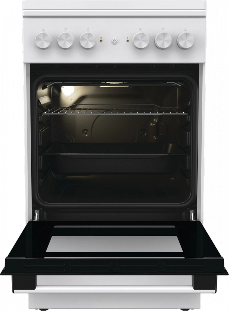Плита Комбинированная Gorenje GK5A12WG белый (металлическая крышка) реш.сталь — миниатюра 4