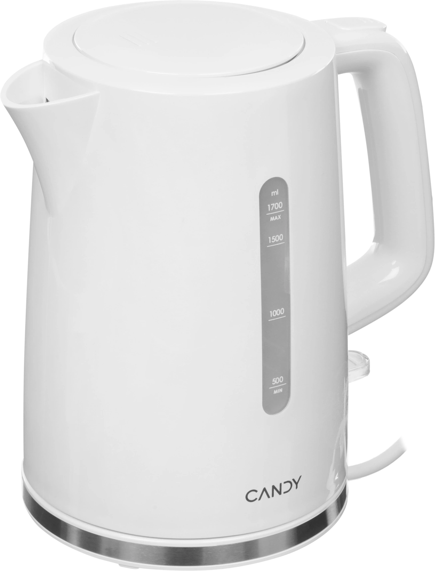 Чайник электрический Candy QA00A1M00RU 1.7л. 2200Вт белый корпус: пластик — фото 1