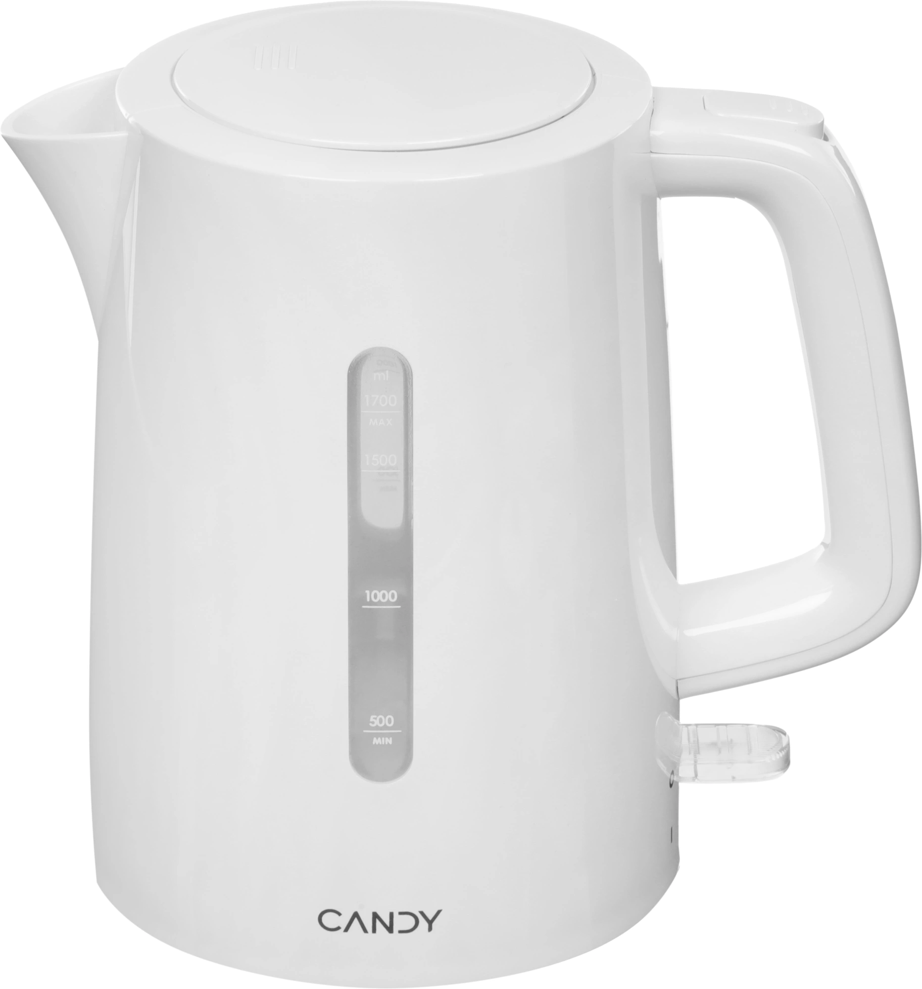 Чайник электрический Candy QA00A1M00RU 1.7л. 2200Вт белый корпус: пластик — миниатюра 2