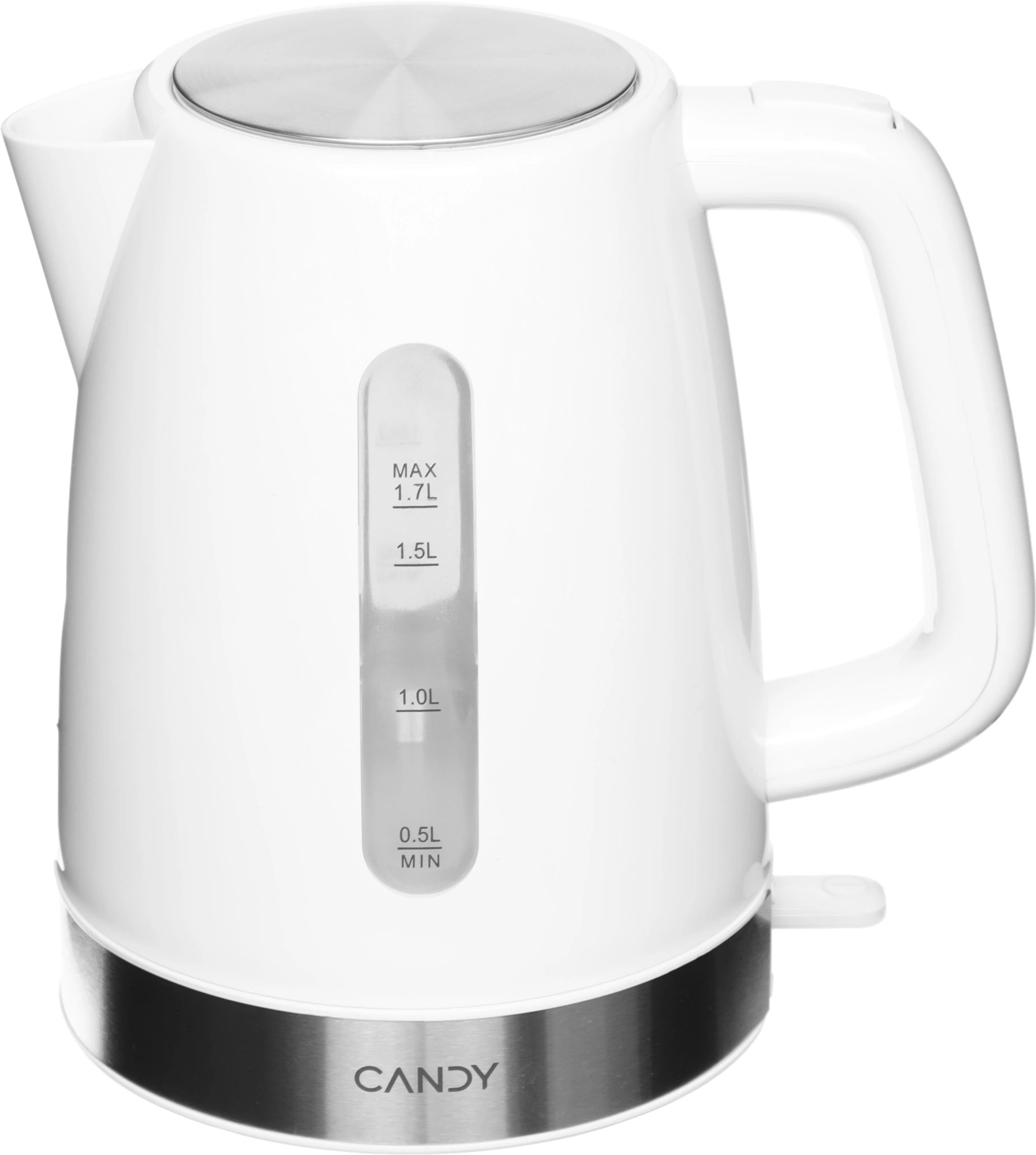 Чайник электрический Candy CK-101 1.7л. 2200Вт белый корпус: пластик (QA0081M00RU) — миниатюра 9