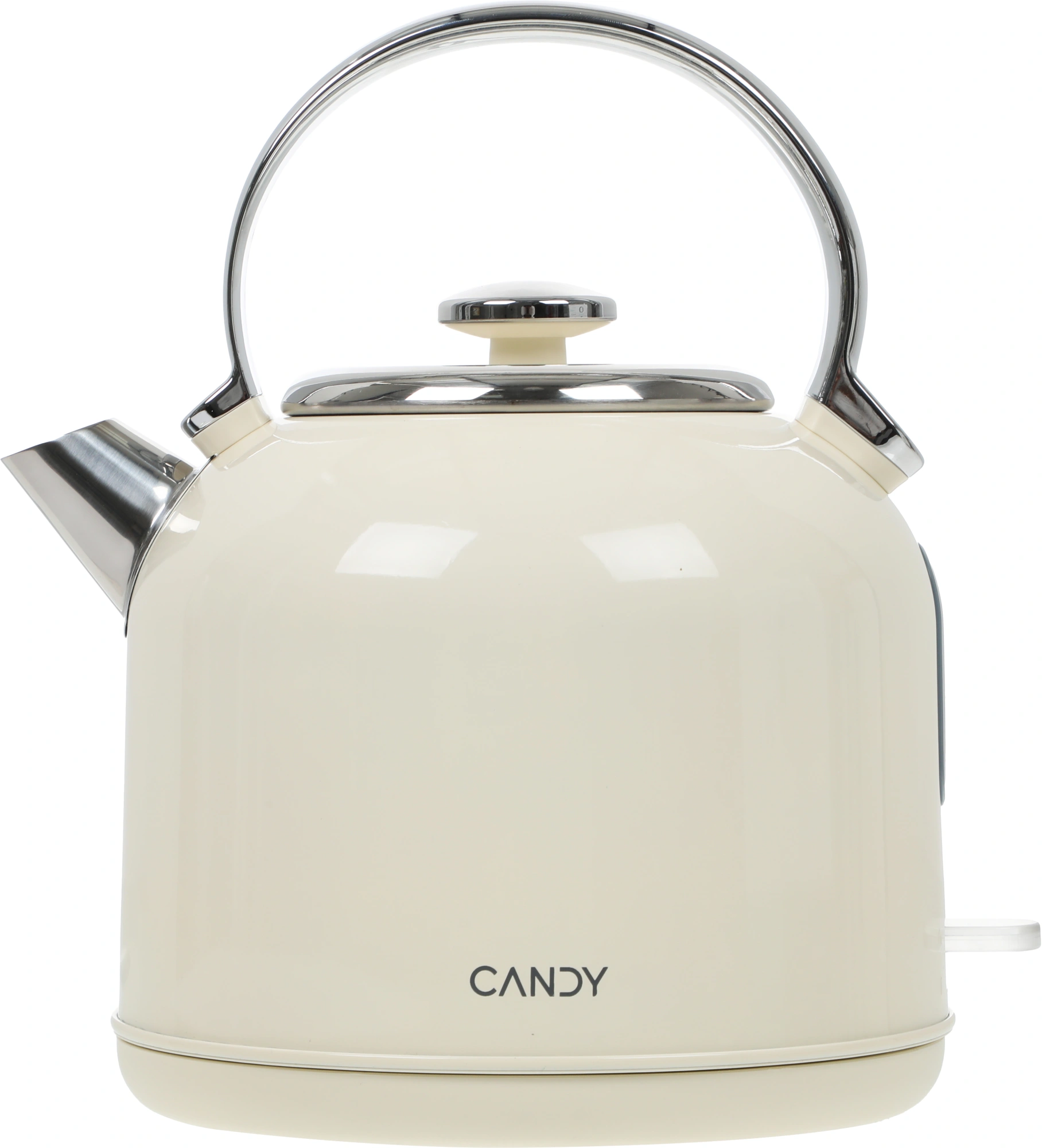 Чайник электрический Candy CK-205 1.7л. 2200Вт слоновая кость корпус: нерж.сталь (FM04W2D00RU) — фото 1