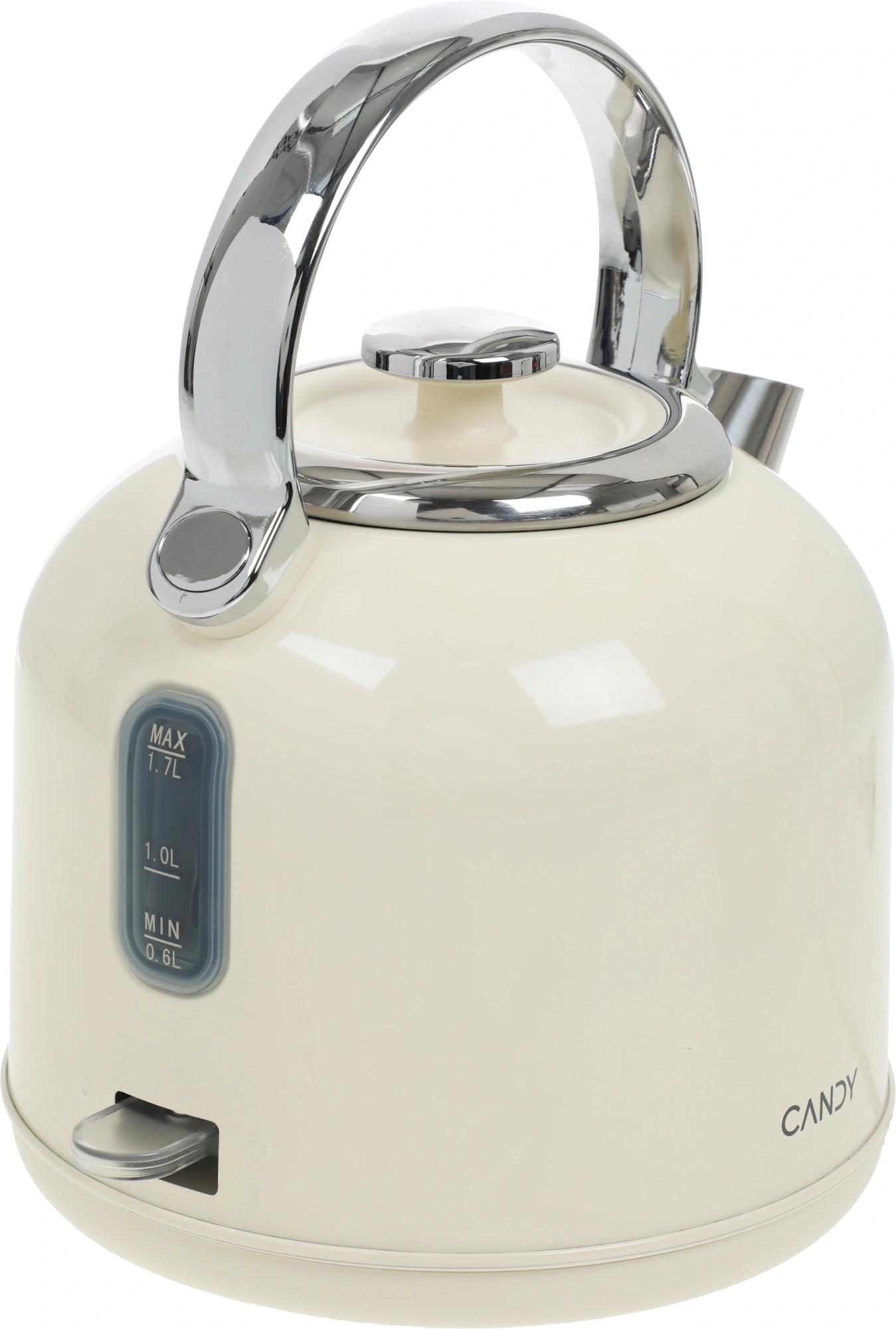 Чайник электрический Candy CK-205 1.7л. 2200Вт слоновая кость корпус: нерж.сталь (FM04W2D00RU) — миниатюра 3