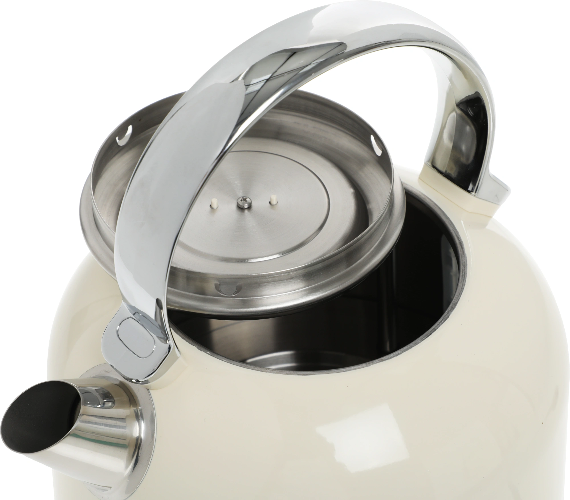 Чайник электрический Candy CK-205 1.7л. 2200Вт слоновая кость корпус: нерж.сталь (FM04W2D00RU) — миниатюра 6