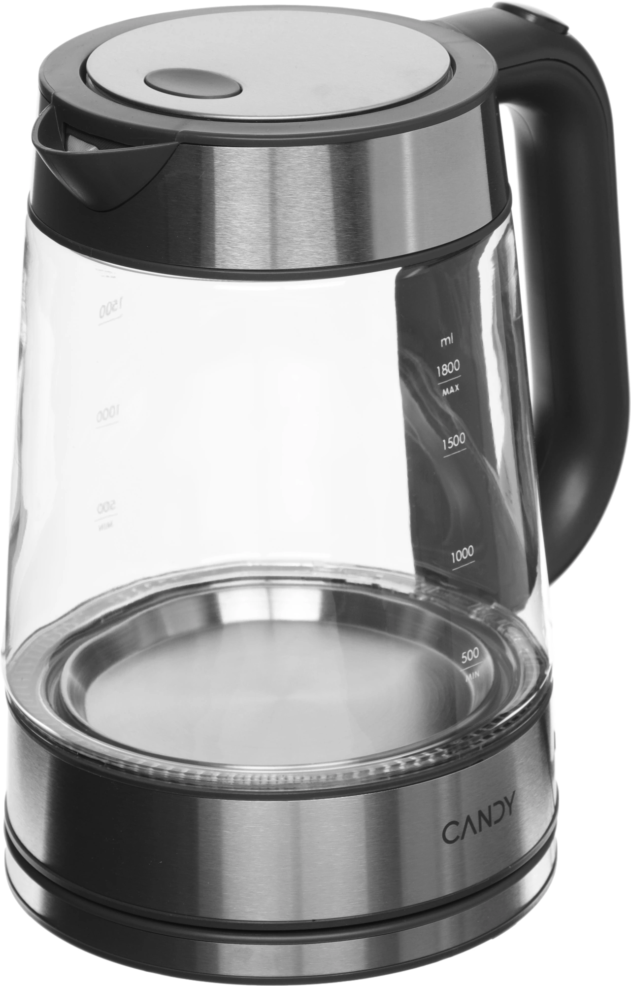 Чайник электрический Candy CK-303 1.8л. 2200Вт графит корпус: стекло/пластик (FM04X0D00RU) — миниатюра 6
